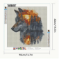 Preview: Diamond Painting Wolf